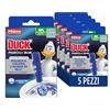 Duck Fresh Discs Blue- Base per Dischi Gel Igienizzanti WC, Colora l'acqua di blu ad ogni risciacquo - Formato Scorta 5 Applicatori, 30 dischetti