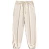 Generic Big Foam Pantaloni da Uomo in Velluto a Coste Elastici in Vita - Tuta Larghi Vintage Slim Con Coulisse Casual