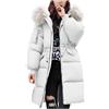 Generic Cappotto premaman donna piumino invernale di media lunghezza piumino cappotti da donna giacche leggere con cappuccio Plus Size Slim Trench Coat manica lunga caldo Outwear all'aperto giacche da donna