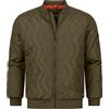 Indicode Uomini INGatlin Quilted Jacket | Giacca bomber da mezza stagione Army M
