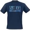 Rock Off officially licensed products Nirvana Nevermind Uomo T-Shirt Blu Navy L 100% Cotone Regular