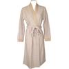 RAGNO Vestaglia da camera donna calda e morbida incrociata con cintura cotton eco pile punto milano invernale articolo DM13NR, 606F Fnatasia pristine, 46