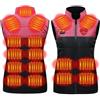 HAOLEI 2024 Offerte Lampo del Giorno Gilet Riscaldato Uomo Donna, Giubbotto Riscaldato Stampato Moda Gilet Riscaldato Uomo 5/9/3/11/17 Zone Di Riscaldamento Giacca Riscaldata Uomo per Campeggio Pesca Caccia