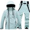 HAOLEI Tuta da Sci Donna Intera Elegante Sportiva Tuta Neve Snowboard Impermeabile Calda Completa Tuta Sci Termico Con Cappuccio Invernale Abbigliamento Neve Moda 2024 Offerte Lampo del Giorno Regalo