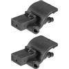 A ABSOPRO Ugello Lavavetro Nero 2pz Adatto Per Ford No.FR3Z17603AA | Colore: Nero, Materiale: Plastica, Dimensioni: 47x24.5x25mm, OE: FR3Z17603AA, Installazione Semplice