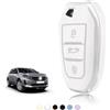 TOOMUME Cover Chiave TPU, Custodia Chiave Adatto per Peugeot 208 308 508 2008 3008 5008 Rifter Citroen C3 Arricross C4 Picasso DS3 DS4 Berlingo, Copri Chiavi Guscio Chiave Auto Telecomando - Smart Key