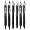 Jetstream Rollerball di inchiostro jetstream 1.00 m/m (6 pezzi 3 blu, 2 nero, 1 rosso)