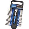 Draper 16370 - Set di chiavi a bussola metriche con attacco quadro da 1/4, 27 pezzi