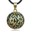 EUDORA Harmony Ball Collana Chiama Angeli Gravidanza, Collana con Albero della Messicana Carillon Palla Collana con Ciondolo per Mamma Ragazze Donne Incinte Bel Regalo di Gioielli