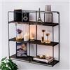 Hanah Home CM-011-SRK, Spruce Wood, Noce Nera, Taglia Unica