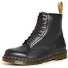 Dr. Martens Vegan 1460 Black Felix Rub Off, Scarpe Stringate Basse Brogue Donna, Nero, 42 EU