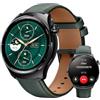 Mibro Lite3 Pro GPS orologio telefonica sportivo smartwatch da donna e uomo per android e ios con 1.32 AMOLED UHD 1000nit contapassi SpO2 misurazione,5ATM Impermeabile (verde scuro)