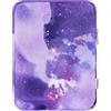 MoKo 9-11 Pollici Tablet Sleeve Borsa Custodia di Trasporto per New 11 iPad Air M3, iPad A16 2025, iPad PRO 11 M4, Air 5/4/3, iPad 10/9/8th Gen, Tab S8/S9 11, Cielo Stellato Viola