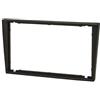 Audioproject A386 - Mascherina Autoradio 2 DIN Compatibile con Opel Corsa C Combo Omega Astra Vectra Meriva Agila Cornice Telaio Autoradio Nero
