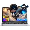 ACEMAGIC 17,3 Pollici PC Portatile,16GB DDR4 RAM 512GB SSD,Alder Lake N97,Fino a 3,6 GHz,1920 * 1080 IPS Full HD,WiFi,Apertura e chiusura 180°