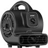 XPower Mighty Centrifugal Air Mover, Carpet Dryer, Floor Fan, Blower, Stackable, Daisy Chain, for Water Damage Restoration, Janitorial, Plumbing, Home Use (Schwarz, P-80A 320CFM)