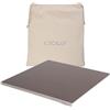 CECILUÌ Spianatoia per Impastare Acciaio Inox 2.0 Sacca di Cotone Tagliere da Cucina Professionale in Varie Dimensioni Made in Italy Pizza Piano Lavoro Accessori Pasticceria (50x50)