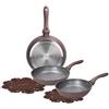 Tognana Cooking Circle Set 3 Padelle da 20, 24 e 28 cm