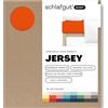 schlafgut Easy Jersey, lenzuola con angoli 120x200 cm a 130x200 cm, 100% cotone biologico, certificato ÖKO TEX, Red Mid