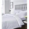Catherine Lansfield - Lenzuolo matrimoniale con angoli, satinate, letto super king, colore: bianco