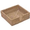Caspari hl01 W Supporto Whitewash per tovaglioli per Il Pranzo, in Rattan e Cestino, Bianco, 33 x 33 cm