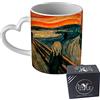 My Custom Style Tazza Cuore Manico Bianco#Arte-L'urlo, Munch#325ml