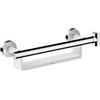 hansgrohe Unica Comfort maniglia di sostegno, 26328400, Unica Comfort bianco/cromo [Accessori Bagno > Maniglie di Sostegno]
