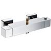 Kibath 464151 - Rubinetto termostatico per colonna doccia, con uscita superiore, cromato lucido