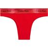 Calvin Klein Slip Brasiliano Cotone, Rosso (M)