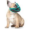 Yosoo Health Gear Maglia per Muso di Cane con Muso Corto, Bulldog Regolabile Traspirante Anti-mordente può Sporgere la Lingua e Bere Acqua Addestramento Anti-morso per Cani Che Abbaiano Masticare