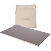 CECILUÌ Spianatoia per Impastare Acciaio Inox 2.0 Sacca di Cotone Tagliere da Cucina Professionale in Varie Dimensioni Made in Italy Pizza Piano Lavoro Accessori Pasticceria (70x50)
