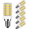 MAYCOLOR Lampadina LED E14 10W Equivalenti 80W, 800 Lumen, Bianca Fredda 6000K, Lampada E14 10W per Lampadari di Cristallo e Illuminazione Decorativa, Non dimmerabile, 5 Pezzi