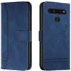 SLWYF Cover per LG K41S/K51S, Magnetica Cover a Libro con Slot per Schede, Custodia in PU Pelle Portafoglio per LG K41S/K51S, Blu