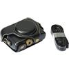 MKTKFVVEX PU. Custodia protettiva for custodia in pelle for viti Cover di protezione inferiore tracolla a tracolla borsa a tracolla adatta for Sony RX100 RX100II RX100 M3 RX100III M4 M5 M6 borsa fotog