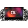CRKD Nitro Deck - Professional Handheld Controller Deck with Zero Stick Drift for Nintendo Switch and Switch OLED (Rocket League Silver Edition)