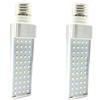 SHOORR Lampada Di Mais 2Pc Lampadine Led E27 Led Lampadina Di Mais Smd 2835 Proiettore 180 Gradi Ac85 265V Spina Orizzontale Luce 11W Bianco Freddo