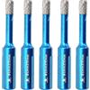BRSCHNITT Punte Trapano Diamantate 6mm- BRSCHNITT foretto diamantato per Gres Porcellanato Piastrelle Ceramica granito Marmo(5 pezzi)..