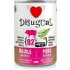 Generico Disugual Vegetable Umido Cane Cani Dog Al Gusto Maiale Con Piselli. 6 LATTINE DA 400g CADAUNO
