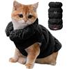 Generic Caldo cappotto per cani - Maglione invernale in cotone | Accogliente tuta intera abbigliamento abbigliamento abbigliamento per cani di taglia piccola, media e grande