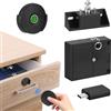 MYPIN Serratura Biometrica Intelligente per Armadio, Serratura per Cassetti Senza Chiave, Blocco elettrico di sicurezza per bambini con impronta digitale, Serratura a Impronta Digitale Per Casa e Ufficio