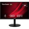 Viewsonic Monitor LED 23.8'' Viewsonic VG2409U-2 FUll HD 1920x1080p/5ms/Classe E/Nero [VG2409U-2]