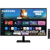 SAMSUNG [ComeNuovo] Samsung Smart Monitor M5 S27DM500 Nero - 27'' Display VA, FHD (1920 x 1080), 60Hz, 4ms, Inclinabile, 2 x HDMI (1.4), 2 x USB-A, Smart TV, Gaming Hub