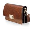 Ebarrito Borsa a tracolla in pelle patchwork tracolla removibile