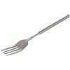 Focket Forcella telescopica, Forchetta allungabile in Acciaio Inox, Forchetta Manico Lungo da Dessert alla Frutta, Non tossico, Anti ruggine, Non batteri, per Barbecue, Cena, ECC.