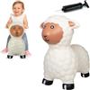 Jamara 460590 - Animale salterino Pecorella bianca con pompa - Orecchie come supporto, Resistente, Sviluppa il senso di equilibrio, Peso fino a 50 kg
