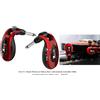 Xvive U2 METAL RED Sistema JACK Wireless per Chitarra eBasso Ricaricabile 2.4GHz