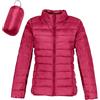 Wesaloes Giacca da Donna Piumino Donna Leggero Giubbotto con Cappuccio Piumini con Zip Elegante Giacca Piumino Ripiegabile Giacconi Invernale Cappotto Piumino Ultraleggero Invernale (2-Watermelon Red, M)