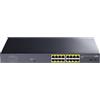 VeraTech CUDY-12 - CUDY Switch 16 porte Gigabit PoE+ con 2 slot SFP