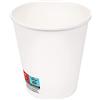 EKOEX PREMIUM 1000 bicchieri usa e getta bianchi di carta, riutilizzabili, 200 ml (7 oz) bevande calde e fredde, resistenti al calore (caffè, acqua, tè...)