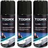 TOORX Kit Risparmio con 3 Lubetech da 200 ml - Spray Siliconico per Lubrificazione Nastri Tapis Roulant
